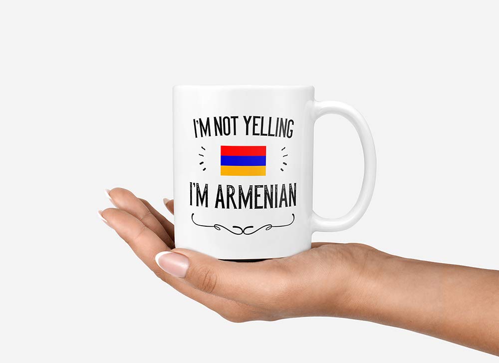 Armenian Idiom, Mug with Color Inside, Qamun Tal – Maika Muyka