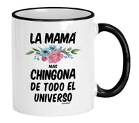 Casitika Chingona Mug. Gifts For Mexican Mom. La Mama Mas Chingona De Todo El Universo Coffee Cup. Regalos Para Mama De Cumpleaños.