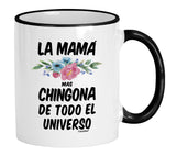 Casitika Chingona Mug. Gifts For Mexican Mom. La Mama Mas Chingona De Todo El Universo Coffee Cup. Regalos Para Mama De Cumpleaños.