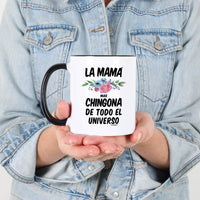 Casitika Chingona Mug. Gifts For Mexican Mom. La Mama Mas Chingona De Todo El Universo Coffee Cup. Regalos Para Mama De Cumpleaños.