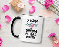 Casitika Chingona Mug. Gifts For Mexican Mom. La Mama Mas Chingona De Todo El Universo Coffee Cup. Regalos Para Mama De Cumpleaños.