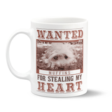 Custom Wanted Dog Coffee Mug