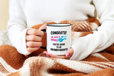 Casitika Pregnancy Announcement For Grandparents. 11 oz First Time Grandma Coffee Mug. Gifts for Baby Announcement to Grandparent. Congrats You're Going to be Grandparents.