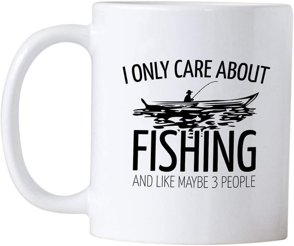 Fishing mug, birthday gift, The Crystal Shoppe.