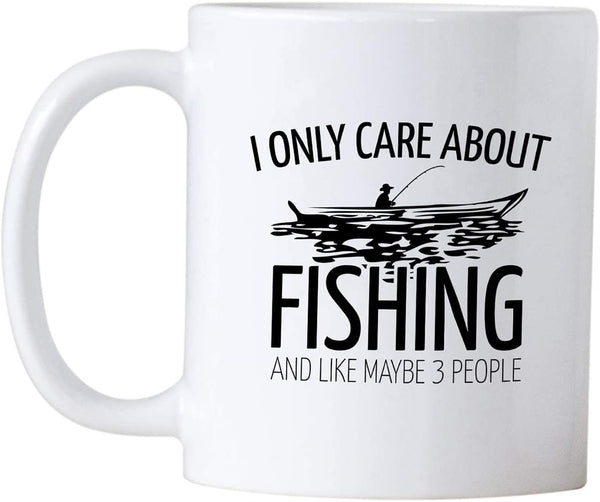 Fishing Coffee Mugs For Men Funny + Fishing gifts for men +