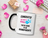 Casitika Pregnancy Announcement For Grandparents. 11 oz First Time Grandma Coffee Mug. Gifts for Baby Announcement to Grandparent. Congrats You're Going to be Grandparents.
