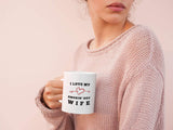 Sexy Gift For Wife on Birthday or Valentines Day. I Love My Smokin Hot Wife. 11 oz Romantic Marriage Coffee Mug. Funny Gift Idea From Husband on Wedding Day or Any Special Occasion.