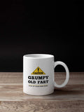 Gag Gifts for Grumpy Old Men. Caution Old Fart 11 oz Coffee Mug. Funny 40th, 50th, 60th, 70th, 80th Birthday Gift Idea for Grandfather, Senior or Grandpa.