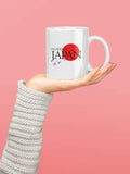 I'm Huge In Japan 11 oz White Ceramic Coffee Mug. Funny Gift for Friends or Co-Workers.