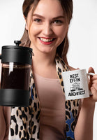 Funny Architecture Gifts. Best Effin Architect. 11 Ounce Architectural Coffee Mug. Gift idea For Architects.