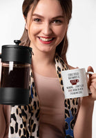 Coffee Spelled Backwards is Eeffoc. Funny 11 ounce Sarcasm Mug. Gift Idea for a Boss, Coworker or Friend.